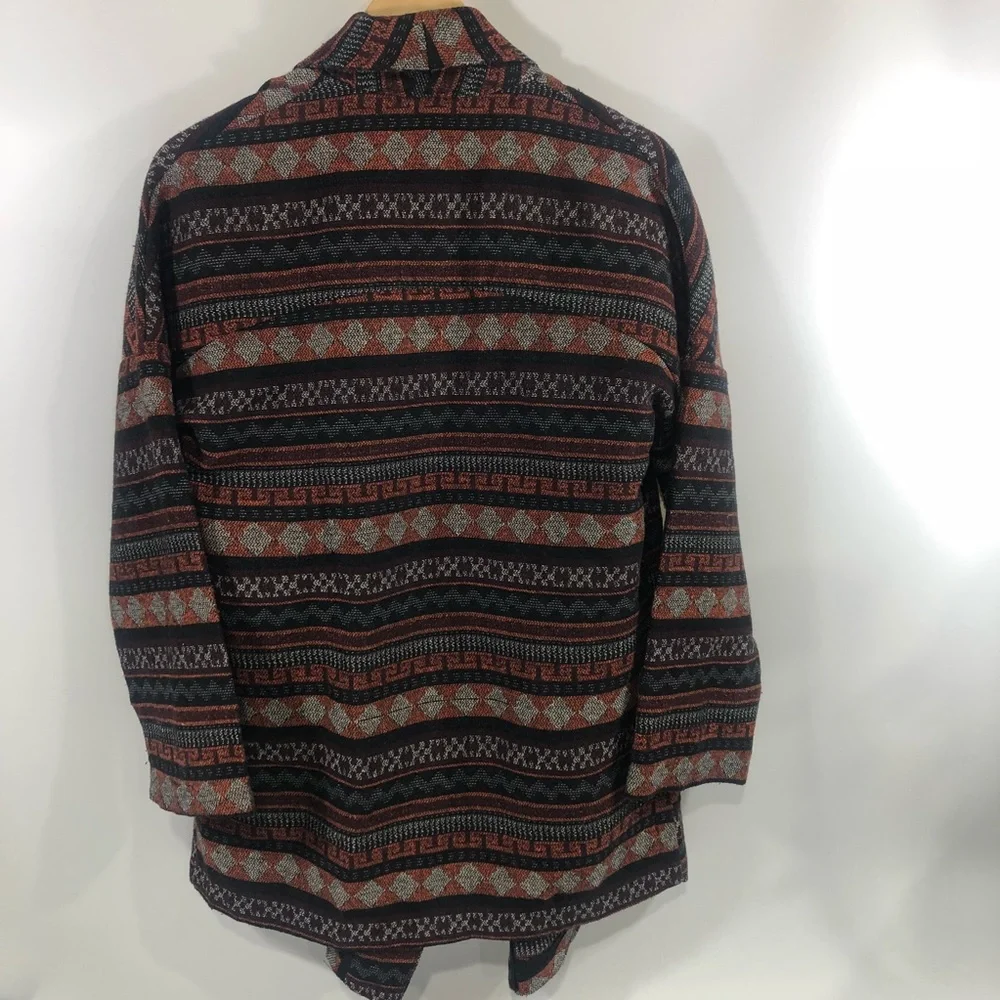 Allison Collection Open Front Pattern Cardigan Jacket NWT - Picture 2 of 4